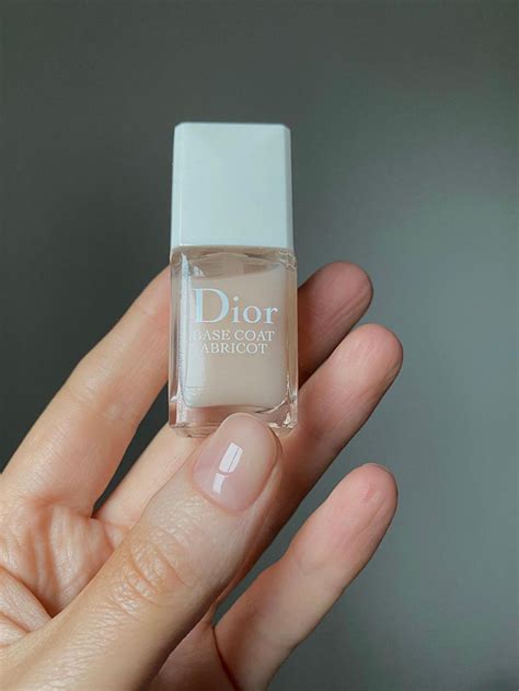 dior top coat abricot review|Dior base coat apricot.